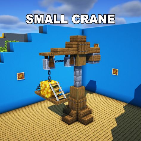 Minecraft Small Crane ⚒️ Rate from 1-10? 🎥 Full Tutorial on my YouTube channel! 💾 World Download on Patreon ✅ Follow for OP Minecraft Builds 📢 Share with your Friends 💬 Rate this Build 1-10 🔖Tags 🔖 #minecraft #minecraftbuilds #minecrafters #minecraftpe #minecraftmemes #mınecraftideas #minecraftbuild #minecraftbuilding #minecraftbuilding #minecrafttutorial #minecraftonly #mcpe #minecraftpc #minecraftcreations #minecraftdaily #minecraftdesign #minecraftjava #minecrafts #minecraftyoutuber #gaming Minecraft Small Decorations Outside, Minecraft Crane Design, Minecraft Sanctuary, Minecraft Outside Decor Ideas, Minecraft Crane, Minecraft Decorations Outside, Minecraft Small Builds, Minecraft Outside Decor, Small Minecraft Builds