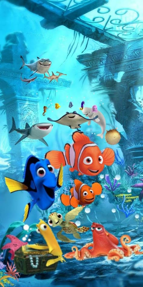 Finding Nemo Wallpaper Iphone, Finding Nemo Background, Nemo Background, Finding Dory Wallpaper, Dory Wallpaper, Finding Nemo Wallpaper, Nemo Wallpaper, Nemo And Dory, Disney Finding Nemo