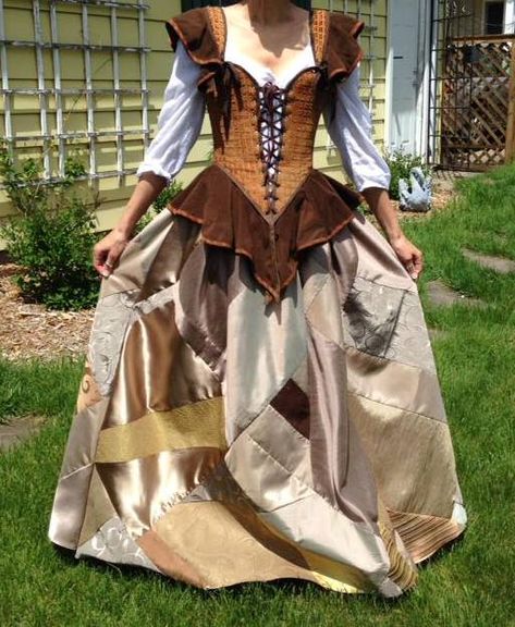 Fair Outfit, Fair Outfits, Fantasy Costumes, Character Ideas, Bodice, Victorian Dress, Skirt, Patchwork