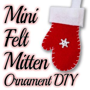 Mini Stocking Ornaments, Felt Mitten Ornaments Diy, Mitten Ornaments Diy, Christmas Mittens Pattern Felt Ornaments, Felt Mitten Ornament Pattern, Wood Mitten Ornaments, Christmas Tree Mitten Ornaments, Felt Mitten Ornaments, Yarn Gnomes