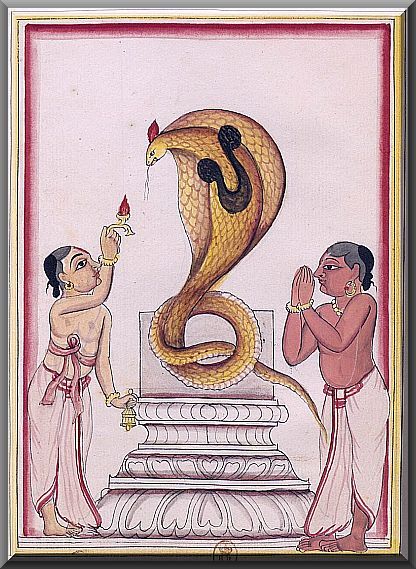 Nagas in Rig Veda | sreenivasarao's blogs Asian Gods, Mysore Painting, Snake Wallpaper, Rajasthani Art, Pagan Gods, Shiva Statue, Yoga Art, Ancient India, Indian Art Paintings