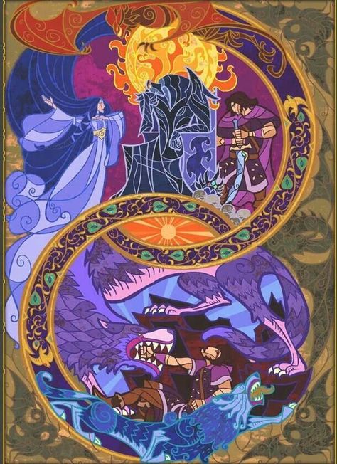 Fate of Beren and Luthien part 2 by jian guo Beren And Luthien Art, Beren And Luthien, History Of Middle Earth, Tolkien Hobbit, John Howe, Tolkien Art, Lotr Art, Jrr Tolkien, Geek Culture