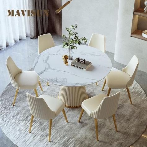 Top 22 Kitchen Chairs 2024: Elevate Your Home with Latest Trends - placeideal.com Cheap Dining Tables, Sintered Stone Dining Table, Round Kitchen Table, Metal Table Top, Round Kitchen, Marble Dining Table, Stone Dining Table, Sintered Stone, Marble Dining