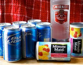 Pink Panty Dropper, Lemonade Concentrate, Minute Maid, Light Beer, Adult Drinks, Pink Lemonade, Party Drinks, Cocktail Drinks, Mixed Drinks