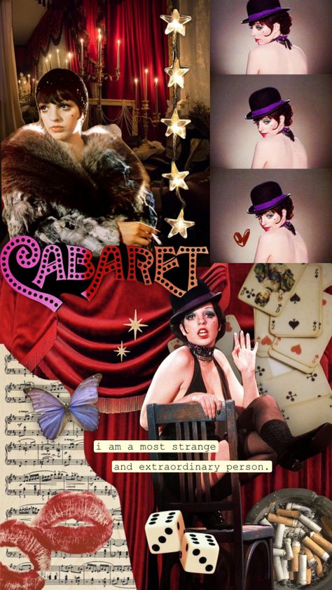 #cabaret #cabaret1972 #broadway #musical #lizaminnelli #aesthetic #vintage #1930s #germany #berlin #sallybowles 20s Cabaret, French Cabaret Aesthetic, Cabaret Musical Aesthetic, Cabaret Aesthetic, Cabaret Wallpaper, Cabaret Singer Aesthetic, Cabaret Goth, Cabaret The Musical, Cabaret Broadway