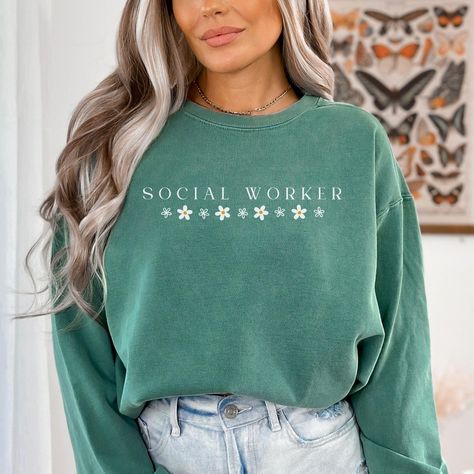 Wonderful design for women who loves Social Worker design sweatshirt.Grab this design as a gift for your girlfriend,sister,mother or who loves Social Worker sweatshirt.Or make yourself happy to have this cute design sweater :) A Social Worker sweatshirt is a type of sweater that features a design inspired by the Social Worker.Social Worker sweatshirts are popular among nurse letter sweater lovers and make a great gift for any sounselor enthusiast. 🌿 Made from premium quality, soft cotton fabric Letter Sweater, Make Yourself Happy, Social Worker Gifts, Design Sweatshirt, Sweater For Women, Sweat Shirts, Social Worker, School Counselor, Gifts For Your Girlfriend