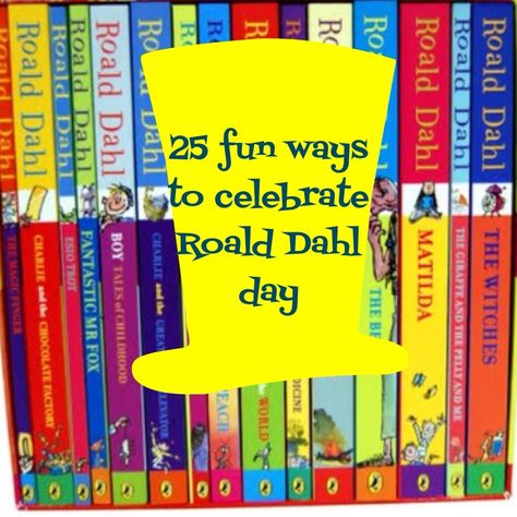 Foods, Activities and Crafts To Celebrate Roald Dahl Day - Diary of a First Child Bfg Activities, Mr Fox Movie, Roald Dahl Activities, Fantastic Mr Fox Movie, Ronald Dahl, Roald Dahl Day, The Twits, Author Study, Elementary Library