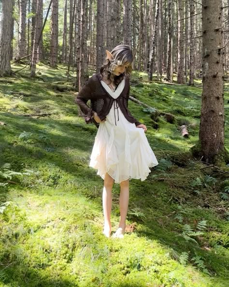 fairycore #fairycore #fairy #cottagecore #aesthetic #forest fairygrunge #fashion #outfits  cottagecore forest aesthetic fairy Princess Style Aesthetic, White Cottagecore Outfits, Cottagecore Elf Outfit, Fairy Vintage Outfits, Forest Aesthetic Clothing, Mushroom Cottagecore Outfit, Cottagecore Fairy Aesthetic Outfits, Nymphcore Outfits, Edgy Cottagecore Aesthetic