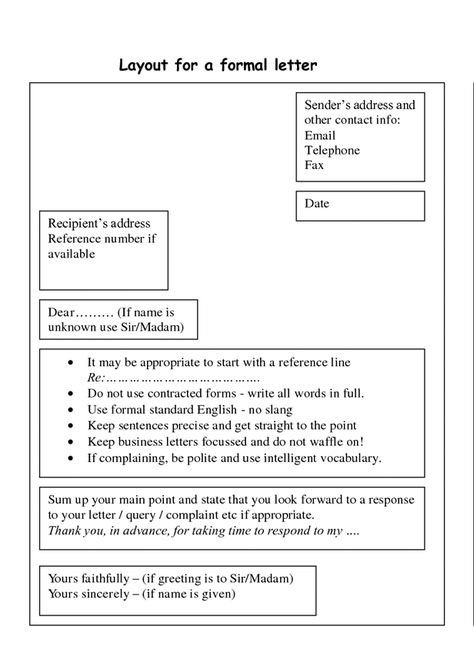 A formal letter is a letter that is written in the formal language with a specific format for business or official purpose ... How To Write An Official Letter, Cabinet Pudding, Formal Letter Writing Format, Official Letter Format, Letter In English, Letter Writing For Kids, Letter Writing Format, Informal Letter, English Letter Writing