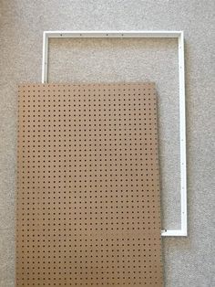 DIY Pegboard for Craft Room with Dollarstore accessories - IKEA HACK Ikea Pegboard, Kids Jewelry Diy, Diy Pegboard, Craft Tables With Storage, Crayon Organization, Craft Paper Storage, Pegboard Display, Ikea Frame, Pegboard Organization