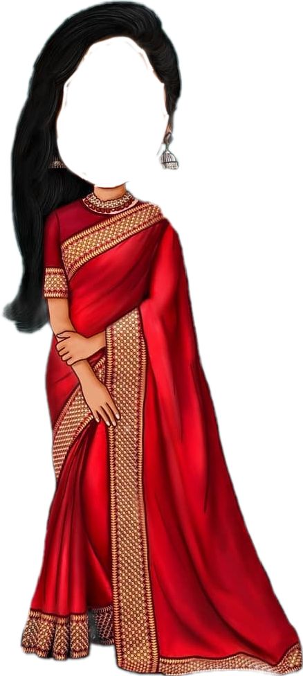 Saree Caricature, Bengali Bride Cartoon, South Indian Wedding Caricature Couple, Caricature Body Templates, Caricature Templates, Maharashtrian Wedding Caricature, Bride Caricature, Wedding Caricature Couple, Indian Bride And Groom Caricature