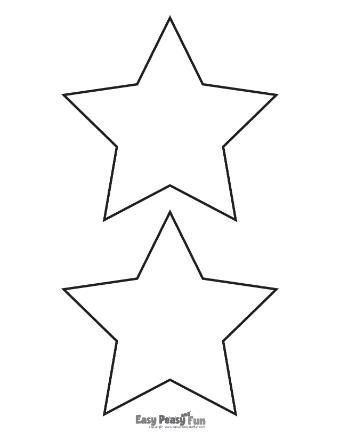 Free Printable Star Templates - Easy Peasy and Fun Star Shapes Template Free Printable, Free Star Printables, Star Images Free Printable, Large Star Template Printable Free, Primitive Star Pattern Free Printable, Printable Star Templates, Star Cutouts Template, Star Printable Templates Free, Star Template Printable Free