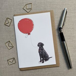 50th Birthday Milestone Card By Coconutgrass | notonthehighstreet.com Cute Greetings, 80th Birthday Cards, 50th Birthday Cards, Puppy Birthday, Puppy Lover, Dog Cards, Labrador Puppy, Milestone Cards, 80th Birthday