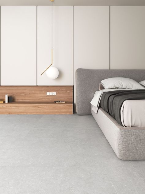 Meio-dia - Living Ceramics Grey Tile Bedroom, Grey Tiles Bedroom, Gray Tiles Bedroom, Tiles In Bedroom, Tiles Bedroom, Bedroom Tile, Tile Bedroom, Grey Ceramic Tile, Stone Quarry