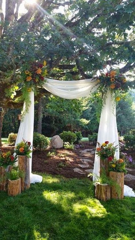 Yard Wedding, Wedding Arbour, Have Inspiration, Outdoor Wedding Decorations, Outdoor Wedding Ceremony, Wedding Planners, Outdoor Ceremony, Trendy Wedding, Wedding Arch