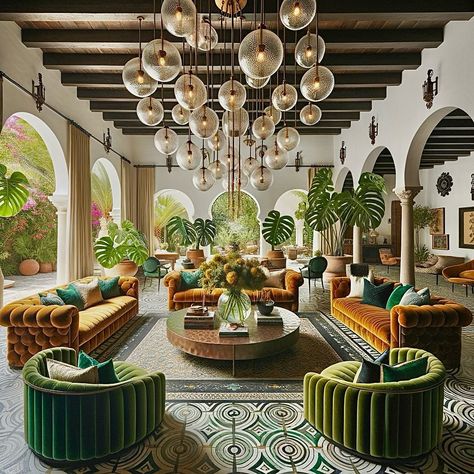 🇲🇽 My @giLherrera twist of Modern Mexican Hacienda Boutique Hotel Lounge Area/Master Suite (requested by client) with a VERY Merida VIBE!! Without a doubt one of my favorite places (want more?) . . At CoLores Decor Our team is constantly experimenting with textures & “WOW” styles for a UNIQUE statement design for any room…Introducing TOP 🇲🇽 MeXican Artisan Design & CATAPULTING our culture’s Talent through the vision of our founder, GiL Herrera @giLherrera ♥️ . You think you know MeXican Artis... Mexico Interior Design Living Room, High End Mexican Restaurant, Latino Interior Design, Mexican Resort Decor, Boutique Hotel Decor, Hotel Lounge Design, Hotel Lounge Area, Modern Mexican Hacienda, Mexican Interior Design Modern