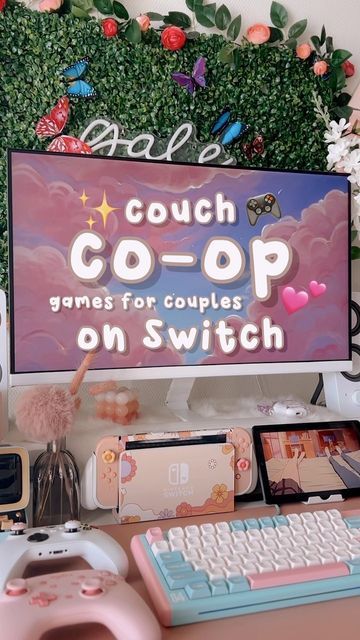 Free Nintendo Switch Game Codes, Nintendo Switch Multiplayer Games, Nintendo Switch Puzzle Games, Bf And Gf Gaming Setup, Multiplayer Switch Games, Video Games For Couples, Cosy Games Switch, Cozy Games On Switch, Fun Switch Games