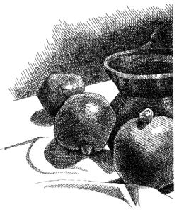 Still Life Ink Drawing, Pen Drawing Still Life, Ink Drawing Still Life, Ink Still Life, Traditional Drawing, Cross Hatching, Art Worksheets, Art Study, Ink Wash