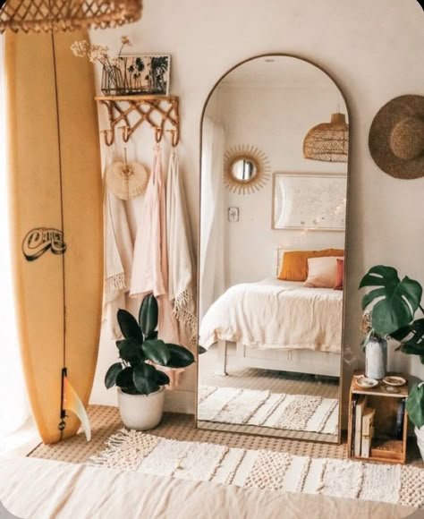 Summer Bedroom Aesthetic, Industrial Bohemian, Surf Room Decor, Beachy Room Decor, Beach Room Decor, Surf Room, Summer Bedroom, Beachy Room, Boho Room