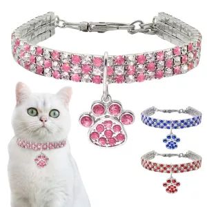 Pet Accessories-Pet Accessories Manufacturers, Suppliers and Exporters on Alibaba.comPet Collars & Leashes(Old) Cat Footprint, Rhinestone Dog Collar, Diamond Cat, Small Dog Collar, Puppy Collars, Dog Necklace, Cat Accessories, Cat Necklace, Pet Necklace