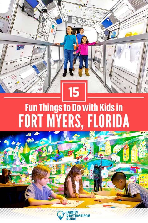 15 Fun Things to Do in Fort Myers with Kids — Family Friendly Activities! Ft Meyers Beach, Kids Summer Bucket List, Fort Myers Beach Florida, Kids Forts, Kids Things To Do, Things To Do With Kids, Fort Myers Beach, Fort Myers Florida, Family Destinations