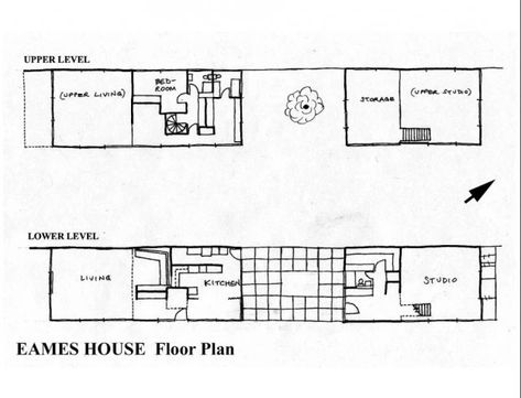 Eames Case Study House #8 | Howard Bosler Artist Eames House Plan, Charles Eames House, Ravine House, Interior Design Study, Case Study House, Tiny House Blog, Eames House, Case Study Houses, Fraternal Twins