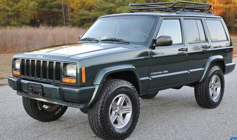 Lifted Cherokee Sport XJ For Sale - Lifted Jeep Cherokee - Built Jeep Cherokee — Davis AutoSports Built Jeep, Jeep Wrangler Lifted, Green Jeep, Jeep Grand Cherokee Srt, Old Jeep, Lifted Jeep, Jeep Pickup, Jeep Xj, Jeep Cherokee Xj