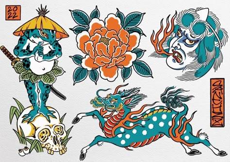 Japanese Traditional Flash, Japanese Flash Sheet, Japanese Elbow Tattoo, Japanese Flash, Yokai Tattoo, Japanese Tattoo Flash, Japanese Traditional Tattoo Flash, Japanese Flash Tattoo, Tengu Tattoo