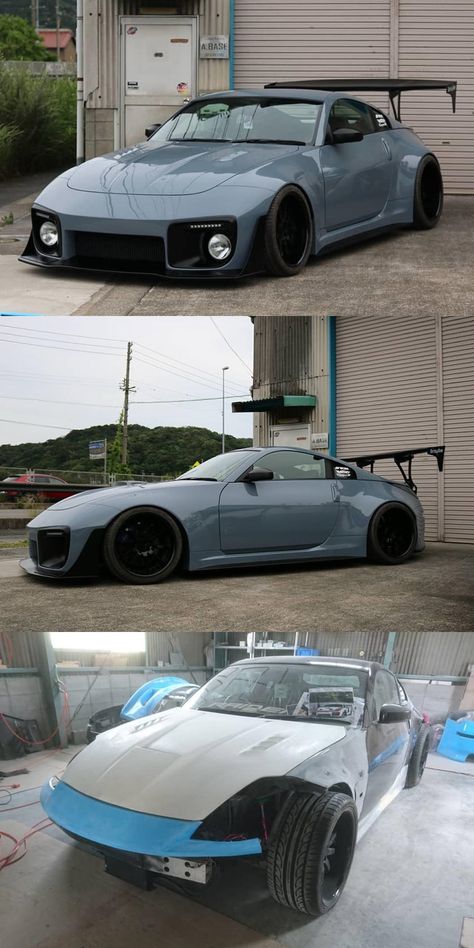 Nissan 350Z Transformed Into Porsche 935 Tribute. And the result is pretty impressive. Japanese Muscle Cars, Nissan 370z Custom, Car Modification, Nissan 300zx Custom, Tuned Cars, Custom Car, Nissan 350z Custom, Nissan Z350, 350 Z Nissan