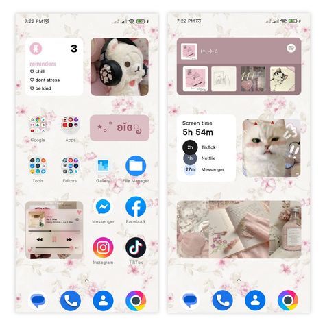 Phone Layout Ideas Android, Homescreen Layout Android, Android Homescreen Layout Ideas, Homescreen Wallpaper Layout, Android Phone Layout, Cellphone Samsung, Android Layout, Samsung Homescreen Layout Ideas, Samsung Homescreen