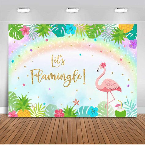 Neoback Let's Flamingle Backdrop for Photography Flamingo Theme Party Decoration Banner Newborn Baby Birthday Background Photo - AliExpress Baby Birthday Background, Flamingo Backdrop, Flamingo Themed Party, Flamingo Photo, Birthday Party Props, Let's Flamingle, Flamingo Birthday Party, Flamingo Theme, Birthday Party Design