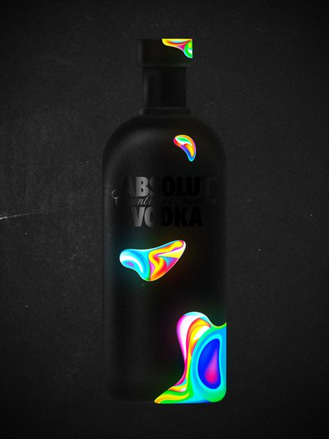 Magma cg by Ruslan Khasanov, via Behance Packaging Bottle Design, Energy Drinks Packaging, Champagne Campaign, Packaging Bottle, Gin Brands, Drinks Packaging Design, Alcohol Packaging, Absolut Vodka, Business Card Inspiration