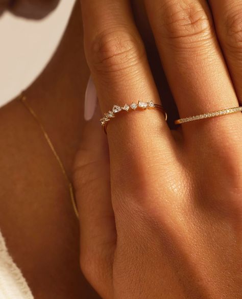 Subtle sparkles. Shop our new-in ring collection now! Fine Ring, Ring Collection, Ring Collections, Sparkle, Ring