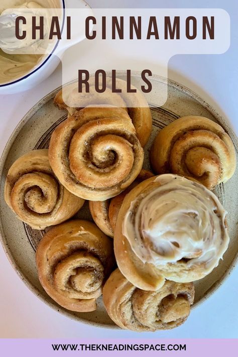 Chai Cinnamon Rolls, Fluffy Bun, Masala Chai, Chai Spice, Mascarpone Cheese, Instant Yeast, Milk Tea, Cinnamon Rolls, Baked Goods