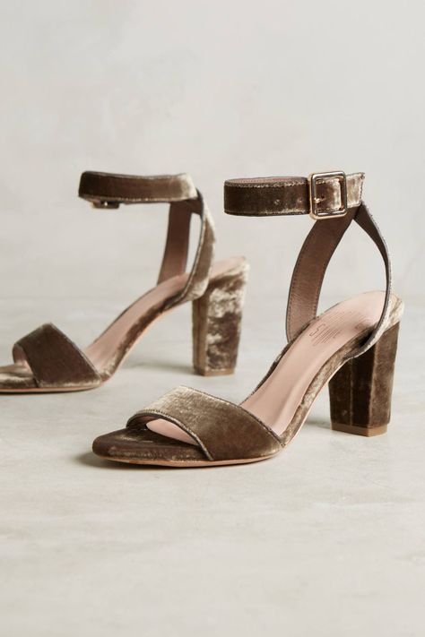 Womens Summer Shoes Sandals, Charlotte Stone, Summer Shoes Sandals, Fall Winter Shoes, Velvet Shoes, Anthropologie Shoes, Velvet Heels, Womens Summer Shoes, Fall Shoes