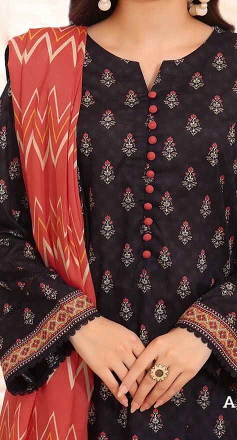 Winter Suits Neck Design For Women, Winter Neck Designs Pakistani, Winter Suit Neck Design, Neck Designs For Suits Latest Neck Designs For Suits, Style Outfits Summer, Cotton Suit Designs, Summer Vibes Aesthetic, Crochet Baby Mobiles, Floral Maxi Dresses