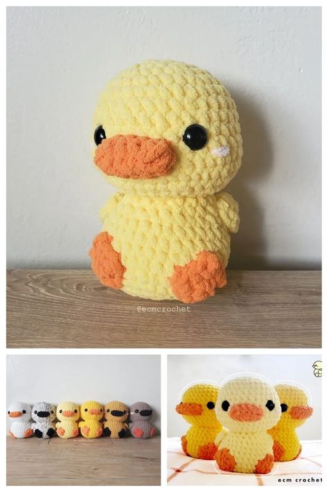 Amigurumi Baby Duck Free Pattern-2 – Free Amigurumi Crochet Crochet Plush Duck Pattern Free, Duck Crochet Plushie, Cute Duck Crochet Pattern Free, Knitted Duck Pattern Free, Crocheted Duck Free Pattern, Duck Sewing Pattern Free, How To Crochet A Duck, Free Duck Crochet Pattern, Duck Crochet Pattern Free