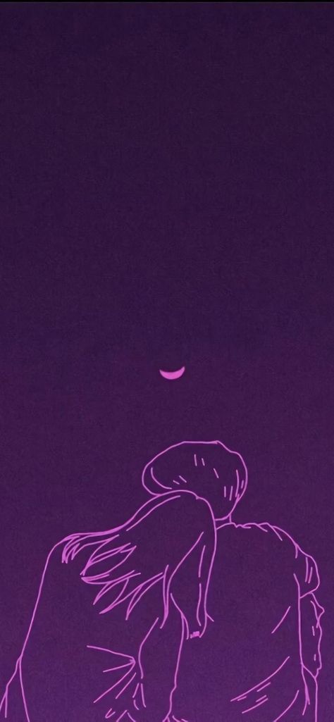 Purple Couple Wallpaper, Couple Ilustrasion, Purple Wallpaper Hd, Romantic Pics, Book Cover Artwork, Vsco Photography, Cover Wattpad, Wattpad Cover, Cartoon Girl Drawing