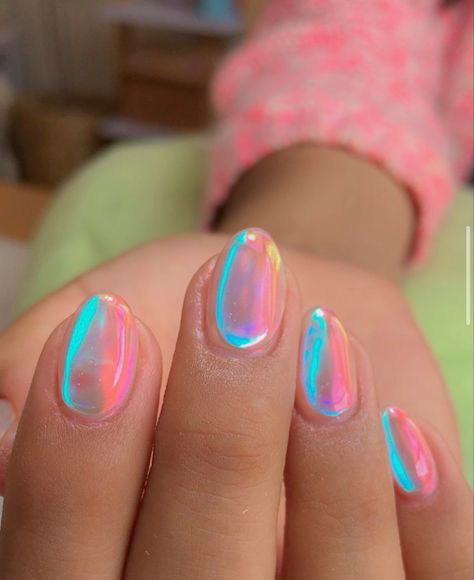 Aurora Nails, Cute Gel Nails, Crystal Nails, Minimalist Nails, Dream Nails, Fire Nails, Funky Nails, Chic Nails, Fancy Nails