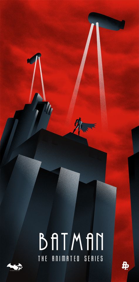 Batman: TAS by Rodolfo Reyes Batman Prints, Batman Stuff, In The Pale Moonlight, Batman Poster, Bruce Timm, Batman The Animated Series, Batman Beyond, Batman Universe, Im Batman