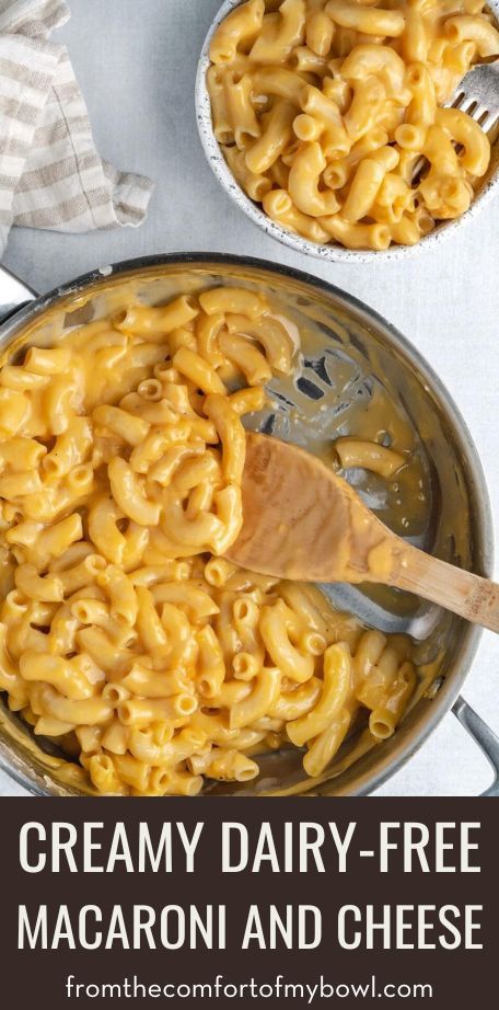 This creamy dairy-free macaroni and cheese recipe is a tasty alternative to the traditional dinner. This recipe is a great option for those with cashew or nut allergies. Lactose Free Mac And Cheese Recipe, Lactose Free Mac And Cheese, Dairy Free Mac N Cheese, Vegan Mac And Cheese Recipe, Dairy Free Mac And Cheese, Vegan Mac N Cheese Recipe, Easy Mac N Cheese Recipe, Gluten Free Mac And Cheese, Vegan Mac N Cheese