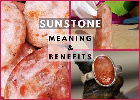 sunstone meaning and benefits Sunstone Crystal Meaning, Sunstone Meaning, Rings With Meaning, Sunstone Jewelry, Metaphysical Healing, Jewelry For Sale, Moon Sun, Crystal Magic, Crystal Light