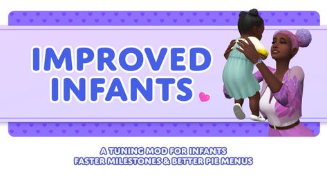 Improved Infants v1.0 Sims 4 Realistic Health Mod, Infants Mods Sims 4, Sims 4 Infant Mod, Infant Traits Sims 4, Sims 4 Infant Traits, Ts4 Traits, Sims 4 Cc Mods Gameplay Infants, Infant Mods Sims 4, Sims 4 Mm Cc Infant