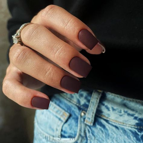 Available on Amazon click your pin   KQueenest Fall Nails, Matte Brown Maroon Glue on Nails Gel Stick on Nails Short Square Acrylic Short Nails Press ons Natural Fake Nails Short Pure Color   #fallnails #nails #nailinspo #naildesign #nailideas Nails Matte Brown, Fall Nails Matte, Acrylic Short Nails, Natural Fake Nails, Matte Nail Colors, Nails Press Ons, Nails Short Square, Short Fake Nails, Nails Matte