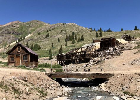 Ghost Towns In Colorado, Abandoned Towns, San Bernard, Travel Colorado, Silverton Colorado, Jeep Trails, Colorado History, Ouray Colorado, Abandoned Town