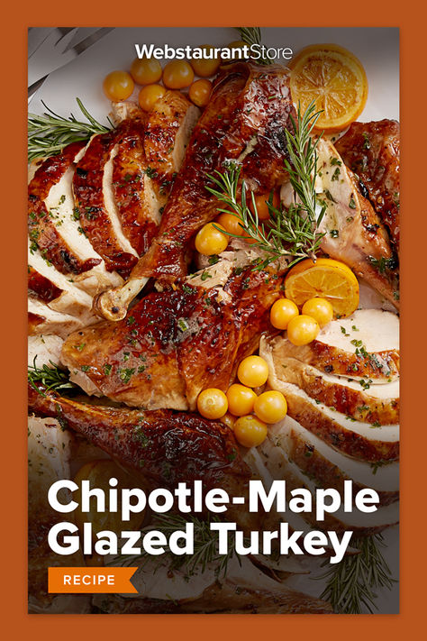 Spicy Maple Glazed Turkey Recipe Unique Turkey Recipes, Spicy Turkey Recipes Thanksgiving, Spicy Turkey, Spicy Thanksgiving Turkey, Mexican Turkey Recipes, Turkey Glaze Thanksgiving, Maple Glazed Turkey Thanksgiving Recipes, Honey Glazed Turkey Thanksgiving, Maple Bourbon Turkey Glaze