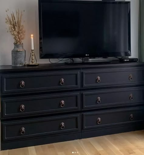 Ikea Malm Hacks, Ikea Malm, Dresser, Black