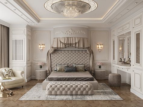 Search Images :: Photos, videos, logos, illustrations and branding :: Behance French Interior Design Bedroom, Classic French Interior Design, Classic French Interior, Posh Bedroom, Classic Bedroom Interior, Elegant Bedrooms, French Style Decor, Interior Design Behance, French Style Bedroom