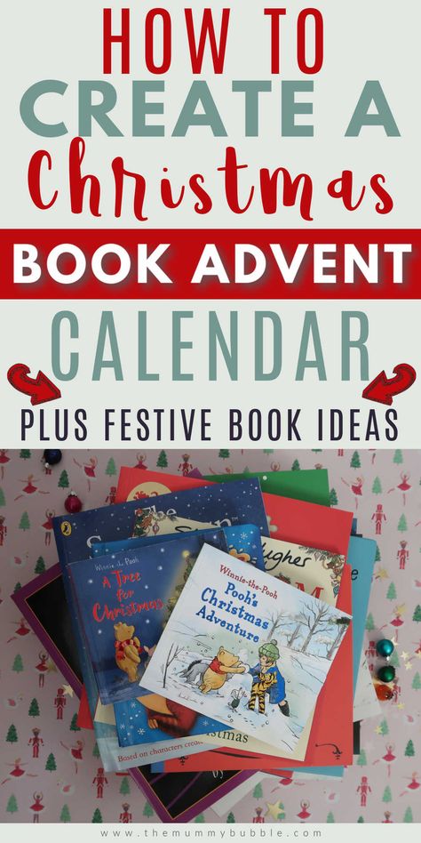 Christmas Book Advent, Diy Book Advent Calendar, Book Advent Calendar Kids, How To Wrap Books For Christmas, Advent Book Calendar, Baby Advent Calendar Ideas, Christmas Book Advent Calendar, Book Advent Calendar Ideas, Advent Calendar Ideas For Toddlers