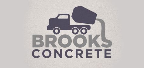 Brooks Concrete Concrete Business Logo, Concrete Truck Logo, Concrete Logo Design, Concrete Logo, Landscaping Logo, Rays Logo, Signage Board, Arabic Logo, Concrete Truck